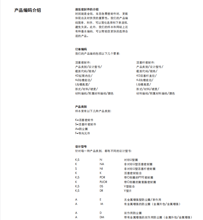 Dichtomatik液压密封件的介绍